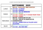 thumbnail of Calendrier des animations 09-25
