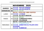thumbnail of Calendrier des animations 11-25