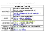 thumbnail of Calendrier des animations 07-26