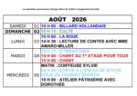 thumbnail of Calendrier des animations 08-26